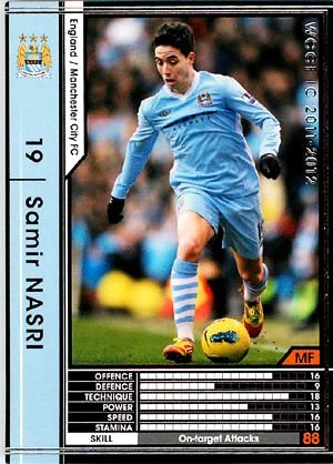 Amazon.co.jp: WCCF/11-12/マンチェスターシティ/黒/043/サミル